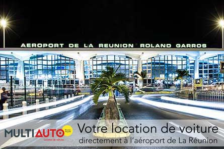 Voiture de location directement disponible à l'Aéroport Roland Garros de l'île de La Réunion